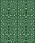 Ornate Floral Vine Pattern Rug