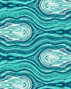 Oceanic Flow Abstract Line Art Rug