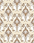Antique Floral Damask Motif Rug