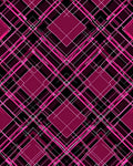 Geometric Pink Black Line Art Pattern Rug