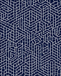 Geometric Labyrinth Pattern Rug