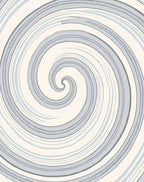 Swirling Lines Abstract Pattern Rug