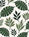 Forest Leaves Botanical Pattern Design Rug