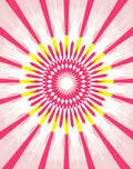 Radiant Sunburst Intricate Mandala Design Rug