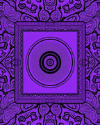 Intricate Purple Mandala Design Rug