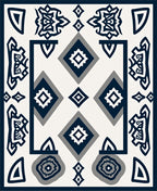 Geometric Tribal Inspired Pattern Rug