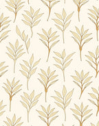 Botanical Leaf Pattern Design Rug