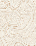 Wood Grain Swirls Pattern Design Rug
