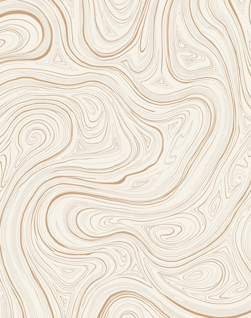 Wood Grain Swirls Pattern Design Rug