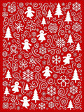 Holiday Friends Tree Pattern Rug