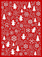 Holiday Friends Tree Pattern Rug