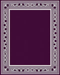 Geometric Border Patterned Rug