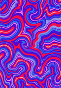 Vibrant Swirls Pattern Rug