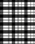Classic Black White Checkered Pattern Rug