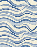 Ocean Wave Pattern Rug