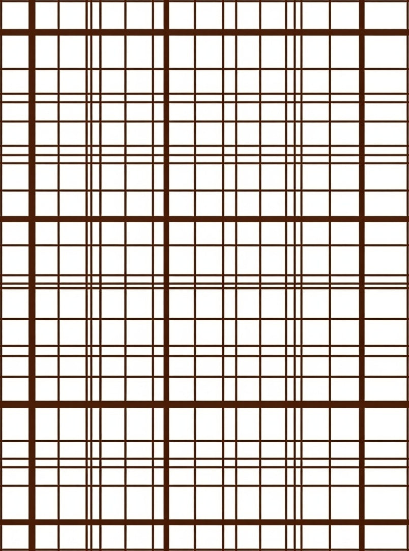 Classic Plaid Grid Pattern Design Rug