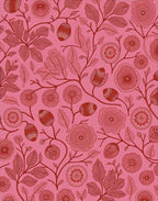 Vintage Floral Branch Pattern Rug