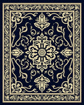 Ornate Mandalas And Swirls Design Rug