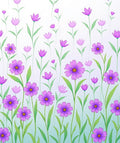 Purple Daisy Field Pattern Rug
