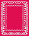 Ornate Floral Border Design Rug