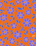 Groovy Floral Pattern Rug