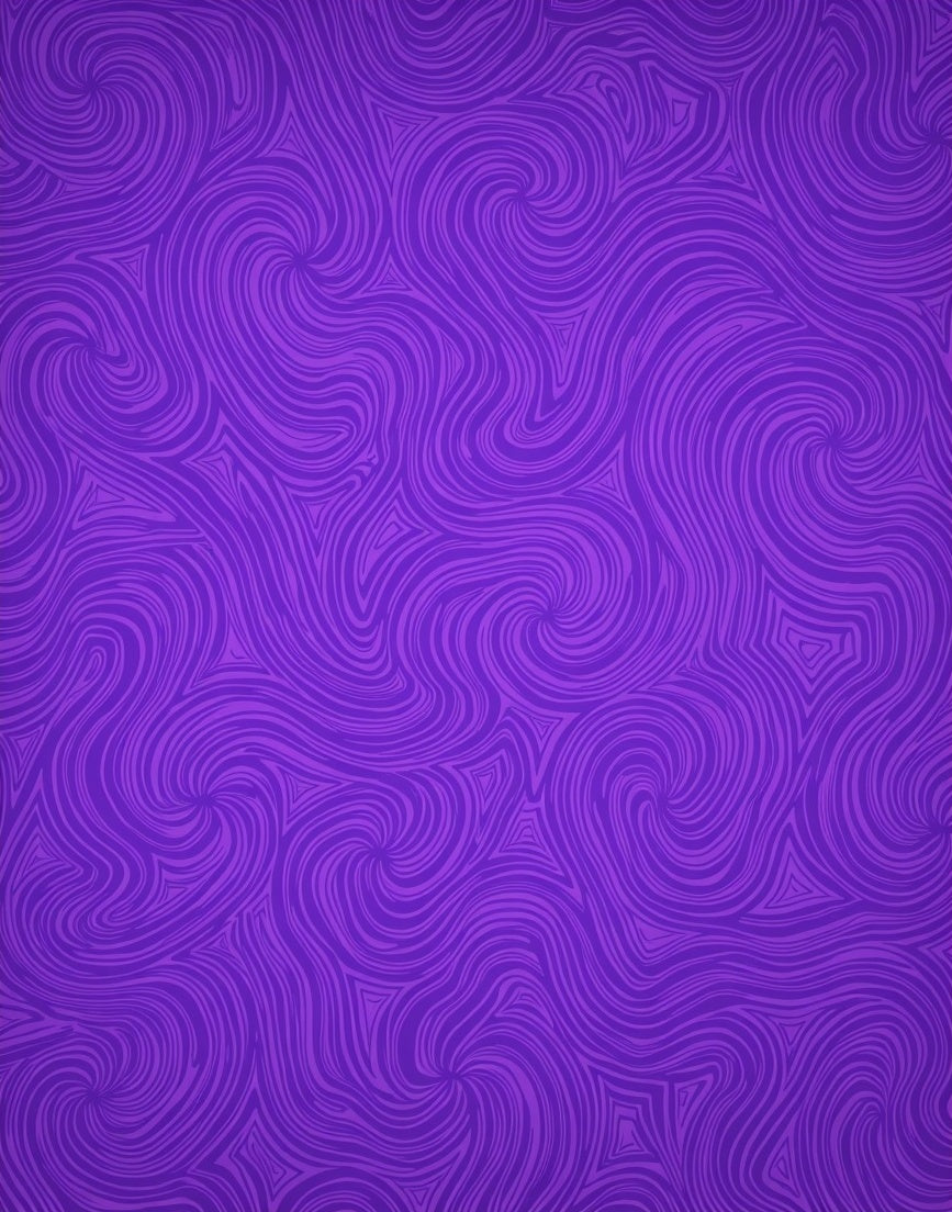 Purple Swirling Wave Abstract Rug