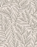 Natural Leaf Line Art Pattern Rug