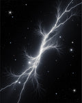 Cosmic Lightning Branch Pattern Rug