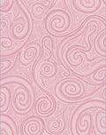 Pink Swirls and Triangles Pattern Rug