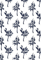 Dark Leafy Tree Patterned Rug