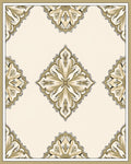 Elegant Floral Patterned Antique Design Rug
