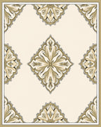 Elegant Floral Patterned Antique Design Rug