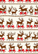 Christmas Theme Deer Pattern Rug