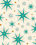 Mid Century Starburst Pattern Rug