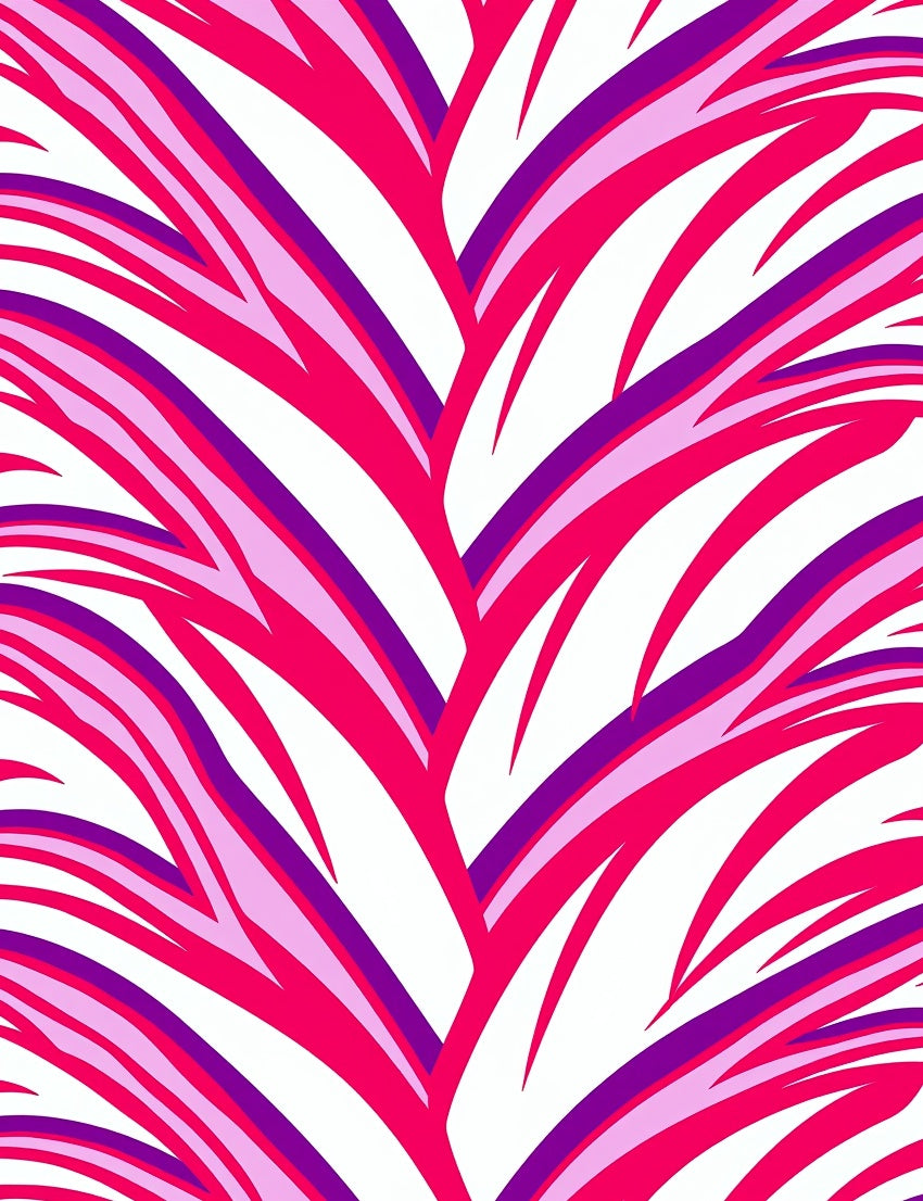 Vibrant Zebra Stripe Pattern Rug