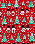 Holiday Snowmen Christmas Trees Rug