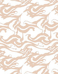 Beige Swirl Abstract Artful Design Rug