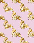 Golden Fan Citrus Pattern Rug