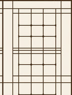 Modern Geometric Grid Pattern Rug