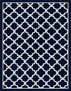 Classic Quatrefoil Pattern Rug