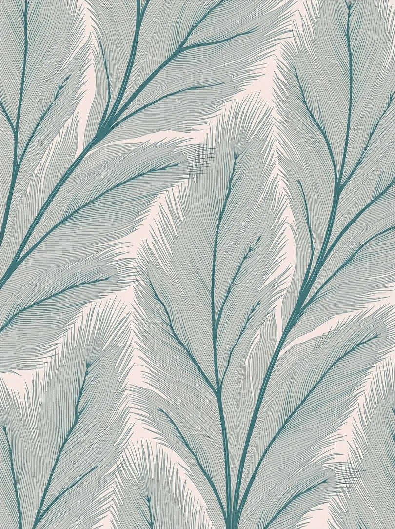 Feather Pattern Modern Abstract Rug