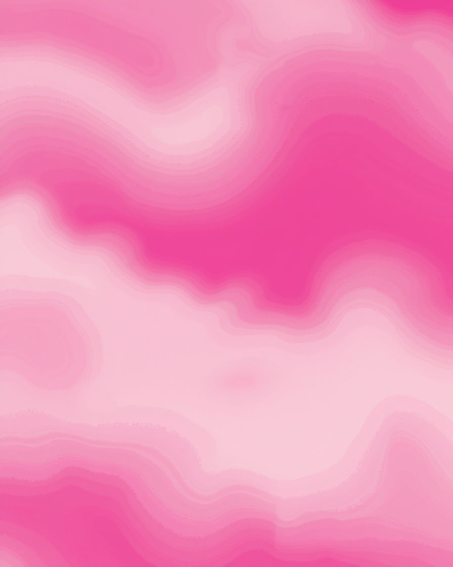 Gradient Pink Swirls Abstract Design Rug