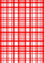 Classic Red Tartan Stripe Design Rug