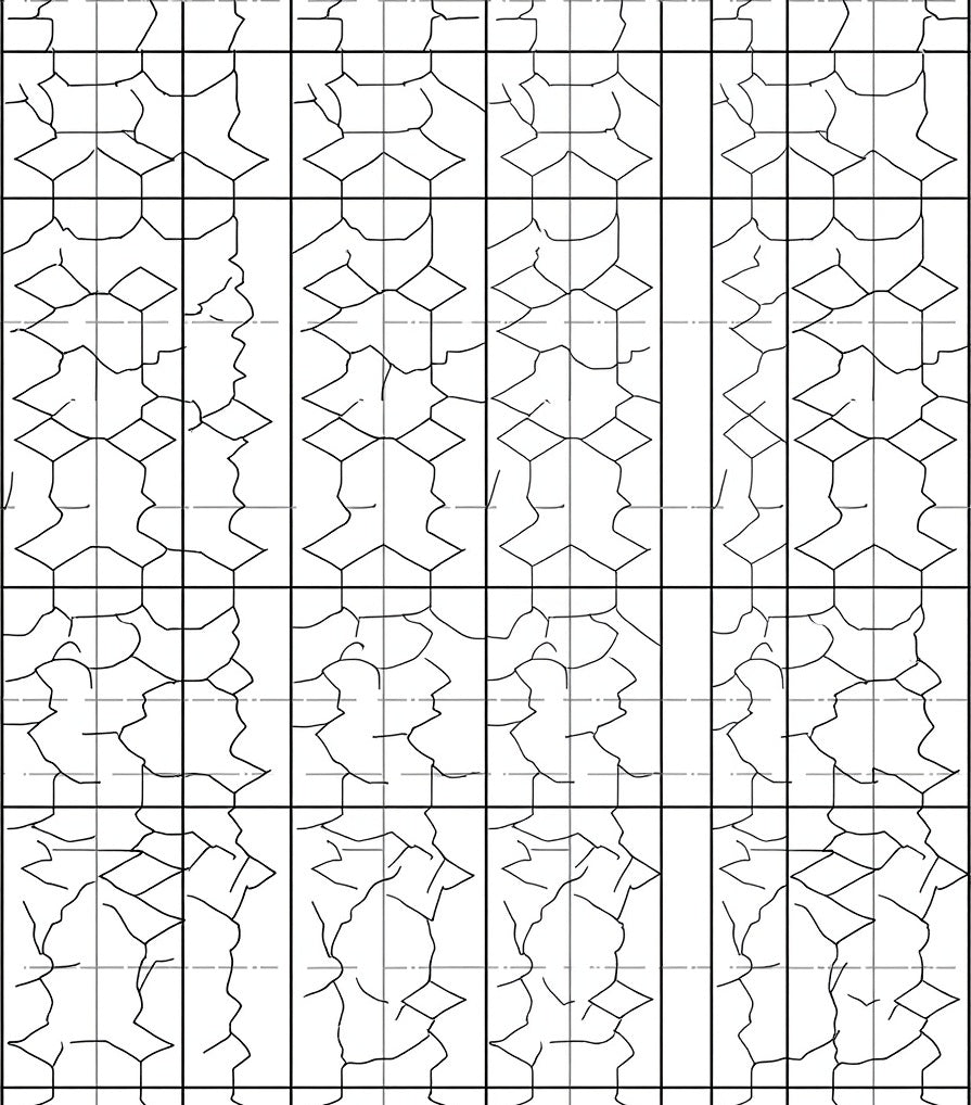 Organic Geometric Pattern Design Rug