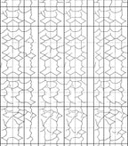 Organic Geometric Pattern Design Rug