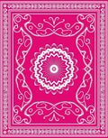 Ornate Mandala Floral Style Design Rug