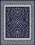 Classic Intricate Geometric Pattern Design Rug