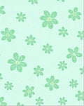 Light Green Floral Pattern Design Rug