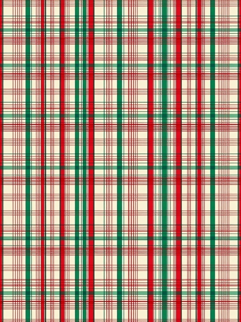 Classic Tartan Red Green Plaid Design Rug