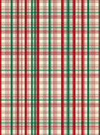 Classic Tartan Red Green Plaid Design Rug